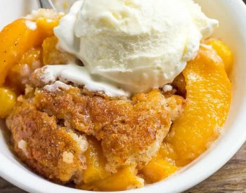 peach cobbler