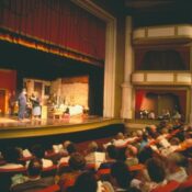 Abbeville Opera House stage performance