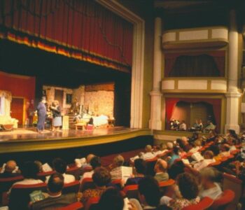 Abbeville Opera House stage performance