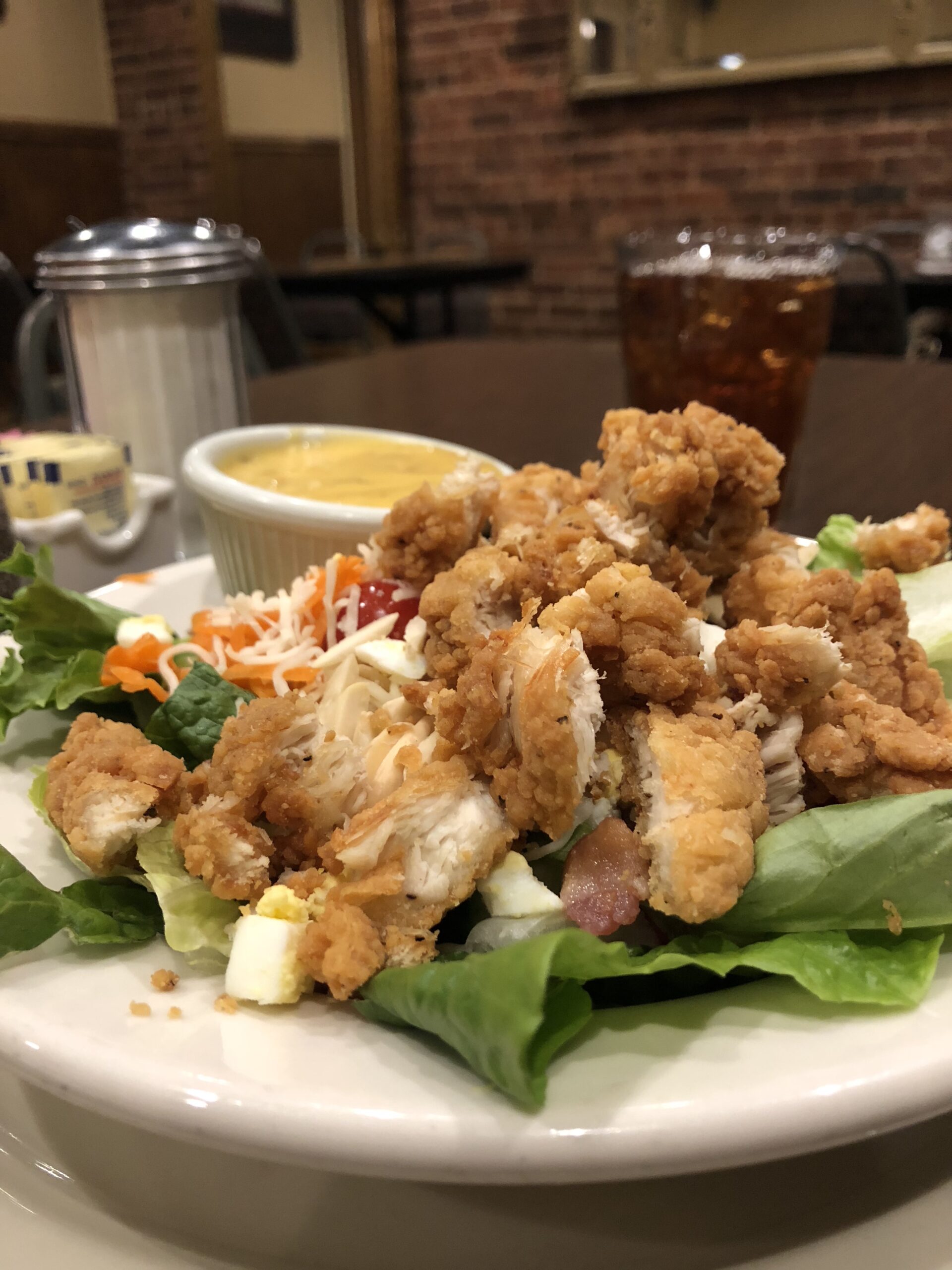 Abbeville Package Fried Chicken Salad from the Village Grill