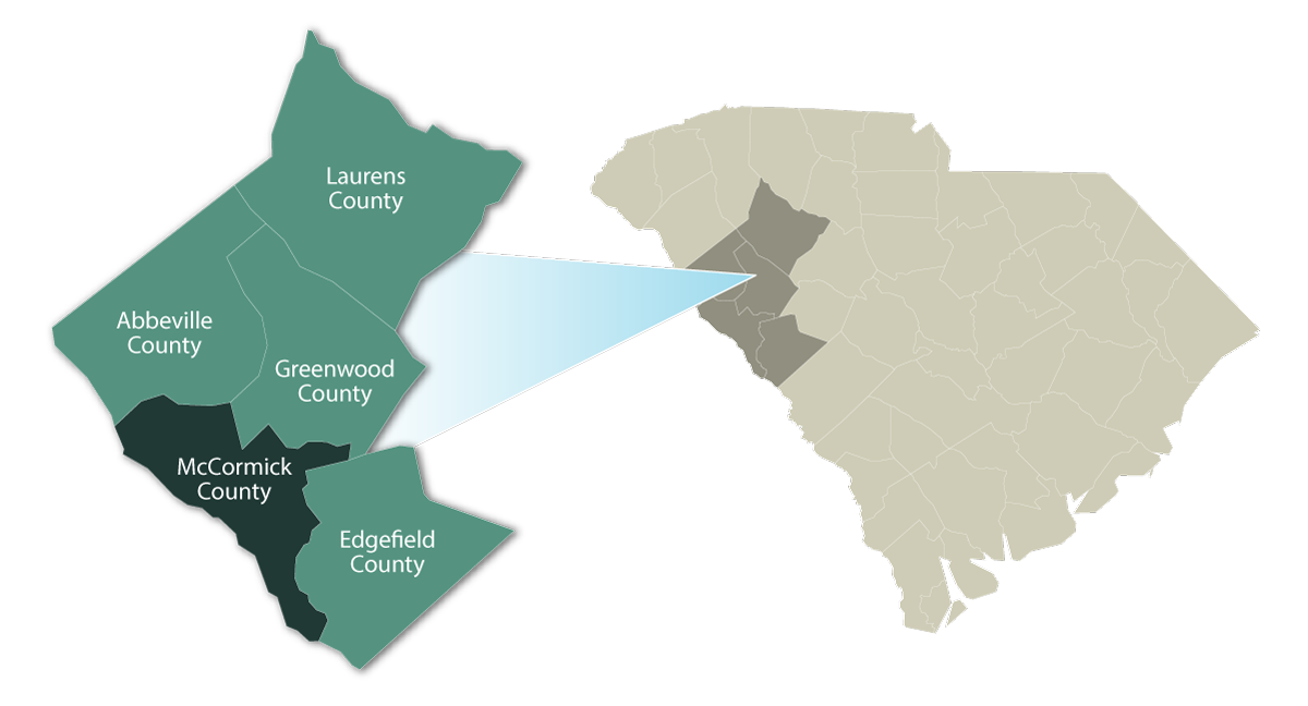McCormick County, SC The Old 96 District South Carolina