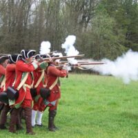 Rev war with red coats